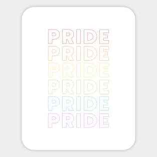 Rainbow Pride Sticker